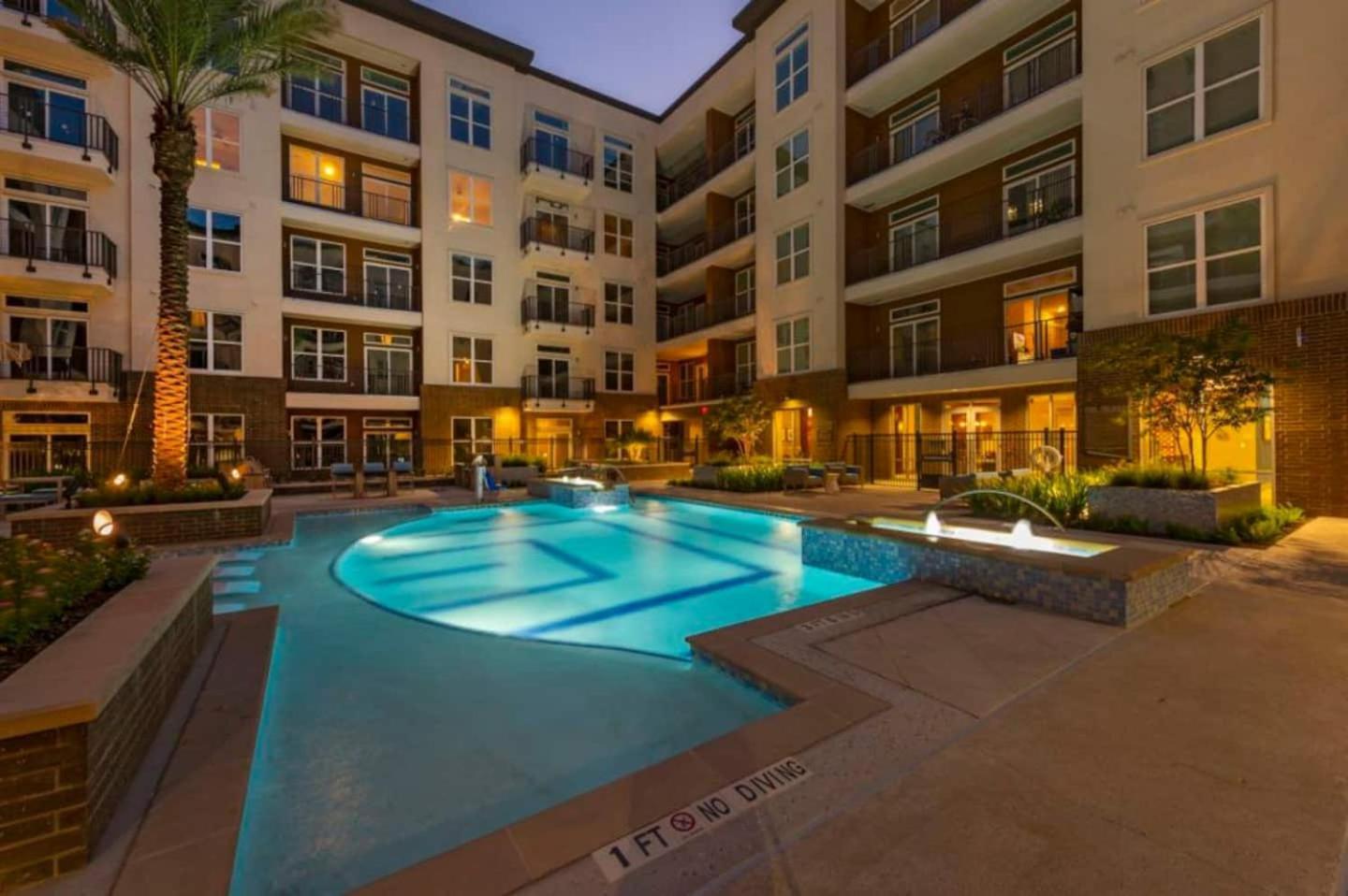 Downtown Apart 1 Bed 1 Bath Free Parking Apartment Houston Ngoại thất bức ảnh